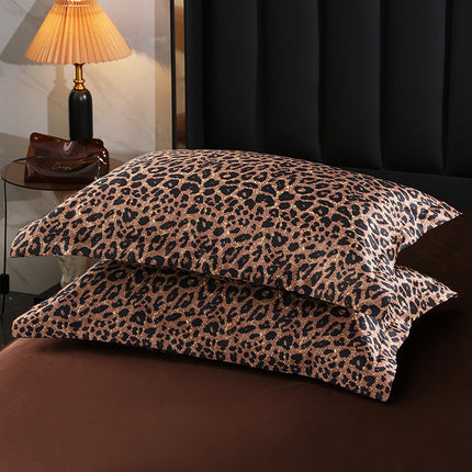 2PACK Washed Silk Pillowcase Solid Color Silky Silk Pillow Cases Large Satin Pillow Case for Hair and Skin