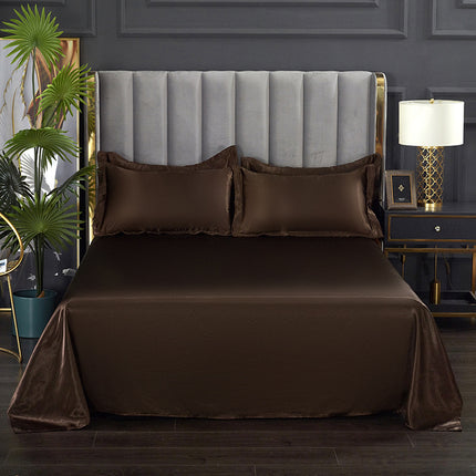 2PACK Ice silk pillow cases Faux tencel pillow cases Pure color silk pillow cases (hair and skin care) bed pillow cases