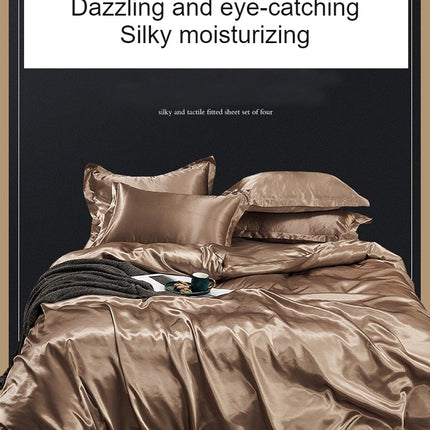 2PACK Ice silk pillow cases Faux tencel pillow cases Pure color silk pillow cases (hair and skin care) bed pillow cases
