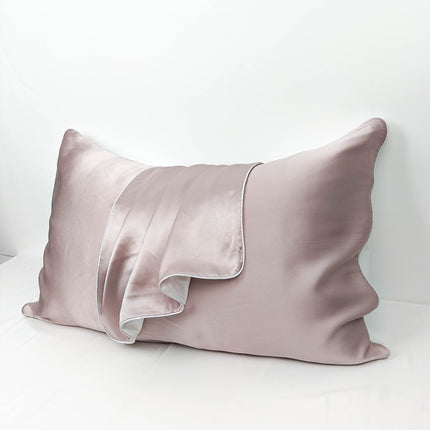 2PACK Silk Satin Pillowcase Envelope Mulberry Silk Pillowcases, one side of the pillowcase is silk, the other side is Tencel