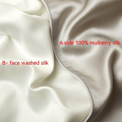 2PACK Mulberry Silk Pillow Cases Natural Mulberry Silk Hair and Skin Care Pillow Cases Smooth and Cool Pillow Cases Queen Size Pillow Cases