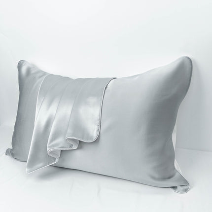 2PACK Silk Satin Pillowcase Envelope Mulberry Silk Pillowcases, one side of the pillowcase is silk, the other side is Tencel