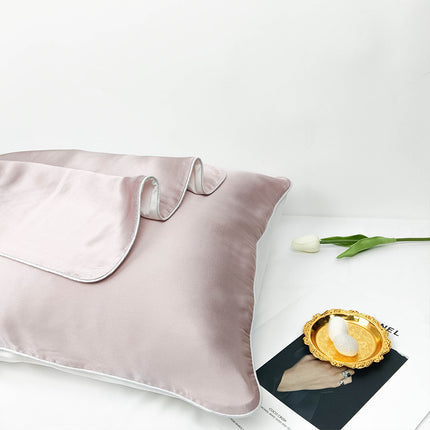 2PACK Silk Satin Pillowcase Envelope Mulberry Silk Pillowcases, one side of the pillowcase is silk, the other side is Tencel