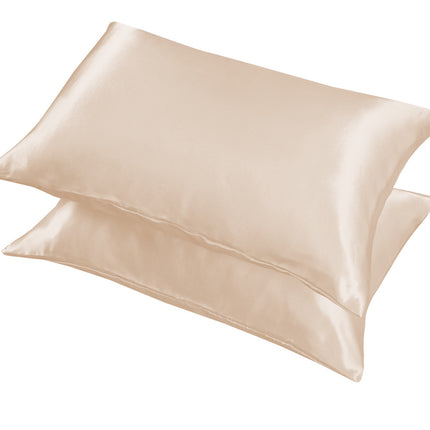 2PACK Silk pillowcase for hair and skin, silky soft ladies hair satin pillowcase king size silk pillowcase with envelope closure