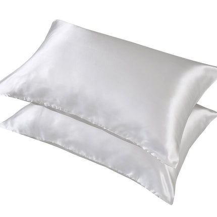 Taie d'oreiller en soie pour cheveux et peau, taie d'oreiller en satin doux et soyeux pour femmes, taie d'oreiller en soie king size, une paire de 2 pièces