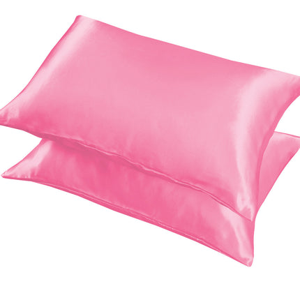 Taie d'oreiller en soie pour cheveux et peau, taie d'oreiller en satin doux et soyeux pour femmes, taie d'oreiller en soie king size, une paire de 2 pièces
