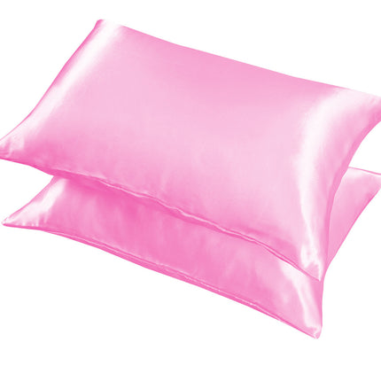 Taie d'oreiller en soie pour cheveux et peau, taie d'oreiller en satin doux et soyeux pour femmes, taie d'oreiller en soie king size, une paire de 2 pièces