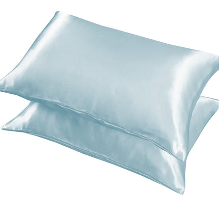 Taie d'oreiller en soie pour cheveux et peau, taie d'oreiller en satin doux et soyeux pour femmes, taie d'oreiller en soie king size, une paire de 2 pièces
