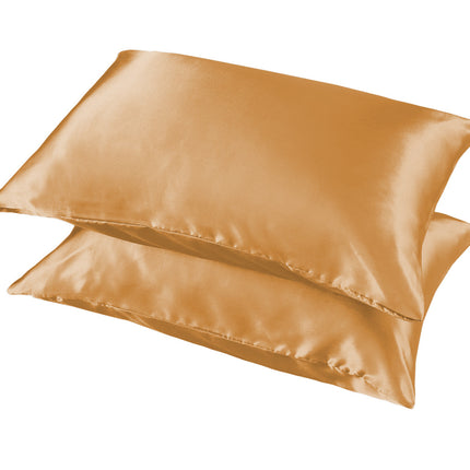 Taie d'oreiller en soie pour cheveux et peau, taie d'oreiller en satin doux et soyeux pour femmes, taie d'oreiller en soie king size, une paire de 2 pièces
