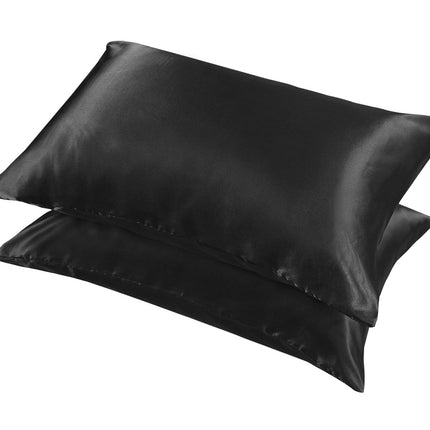 Taie d'oreiller en soie pour cheveux et peau, taie d'oreiller en satin doux et soyeux pour femmes, taie d'oreiller en soie king size, une paire de 2 pièces
