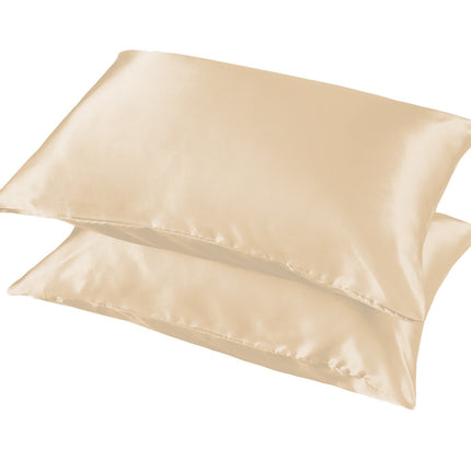 Taie d'oreiller en soie pour cheveux et peau, taie d'oreiller en satin doux et soyeux pour femmes, taie d'oreiller en soie king size, une paire de 2 pièces