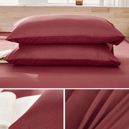 2pcs Set Pillowcases Envelope Pillowcases Bed Pillowcases Super Soft Sleeping Pillowcases Queen Size Pillowcases