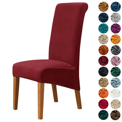 Stretch Dining Chair Slipcovers, 1 Pack Oversized Removable Soft Spandex Dining Room Chair Covers for Kitchen Hotel Table Banquet