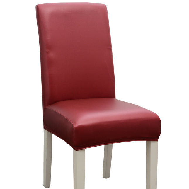 1 Pack waterproof high back chair cover, elastic dining chair cover, suitable for kitchen wedding hotel home security cover