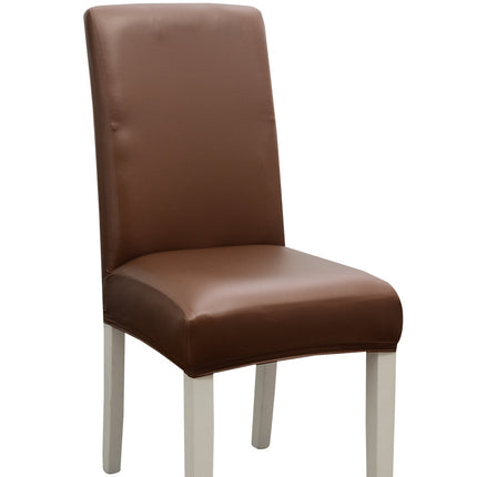 Housse de chaise imperméable à dossier haut, housse de chaise de salle à manger élastique, adaptée à la cuisine, au mariage, à l'hôtel, couverture de sécurité à domicile, 1 paquet