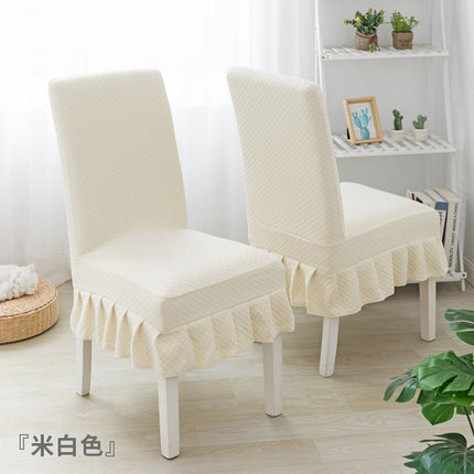 1 Pack Stretch Plaid Dining Chair Cover Covers for Hotel Banquet Wedding Restaurant Kitchen Seat Covers Dust Cover