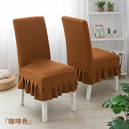 1 Pack Stretch Plaid Dining Chair Cover Covers for Hotel Banquet Wedding Restaurant Kitchen Seat Covers Dust Cover