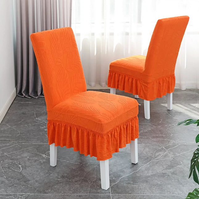 1 Pack High Stretch Fabric Household . Hotel Removable Dining Chair High Back Chair Cover T Jacquard Fabric