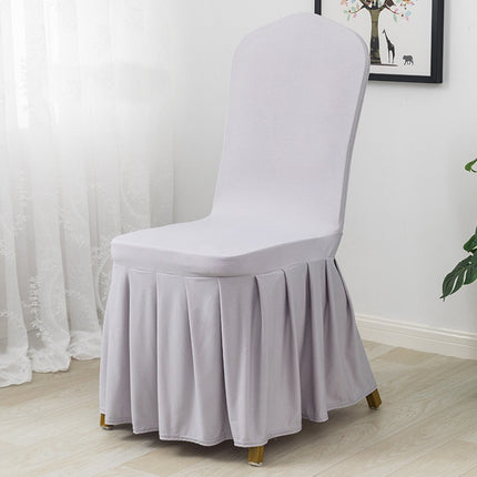 1 paquet de housses de chaise plissées, extensibles, faciles à nettoyer, parfaites pour la décoration de mariage, les fêtes, les événements, noël