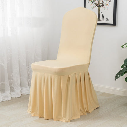 1 paquet de housses de chaise plissées, extensibles, faciles à nettoyer, parfaites pour la décoration de mariage, les fêtes, les événements, noël