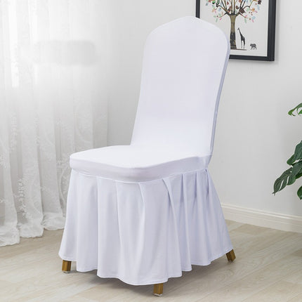 1 paquet de housses de chaise plissées, extensibles, faciles à nettoyer, parfaites pour la décoration de mariage, les fêtes, les événements, noël