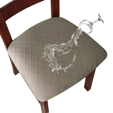Housse de tabouret imperméable à grille de diamant, 1 pièce, housse de chaise de salle à manger, housse de siège étanche, housse de chaise de cuisine