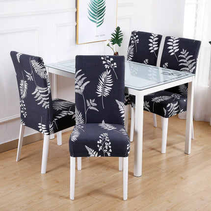 Housse de dossier de chaise florale à haute élasticité, 1 pièce, amovible, lavable, pour maison, hôtel, Restaurant