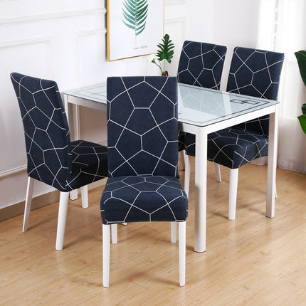 Housse de dossier de chaise florale à haute élasticité, 1 pièce, amovible, lavable, pour maison, hôtel, Restaurant