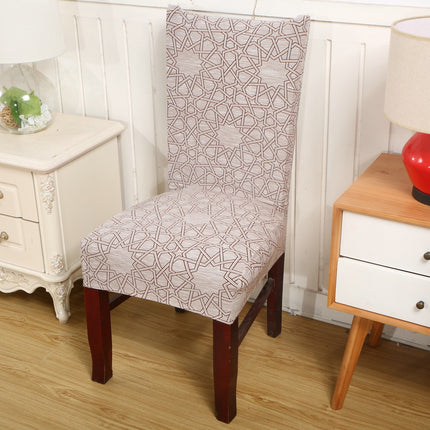 Housse de dossier de chaise florale à haute élasticité, 1 pièce, amovible, lavable, pour maison, hôtel, Restaurant