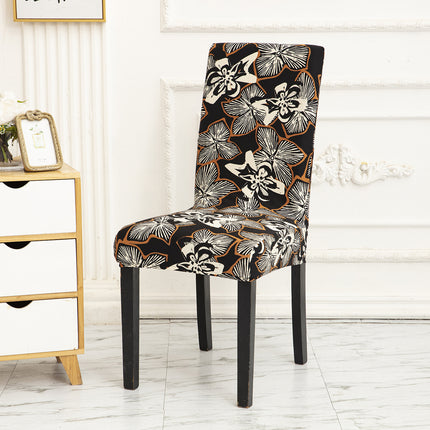 1 Piece Printed Stretch High Chair Back Chair Cover Chair Cover Home Sprinkler Stain Resistant Seat High Chair Back Cover