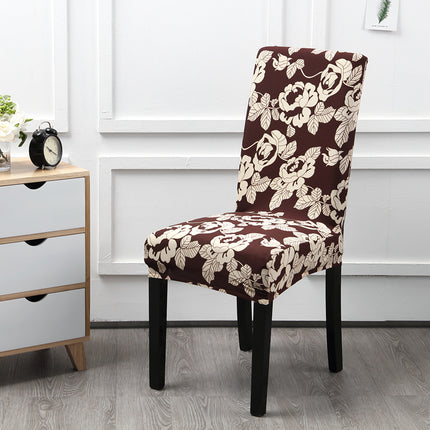 1 Piece Printed Stretch High Chair Back Chair Cover Chair Cover Home Sprinkler Stain Resistant Seat High Chair Back Cover