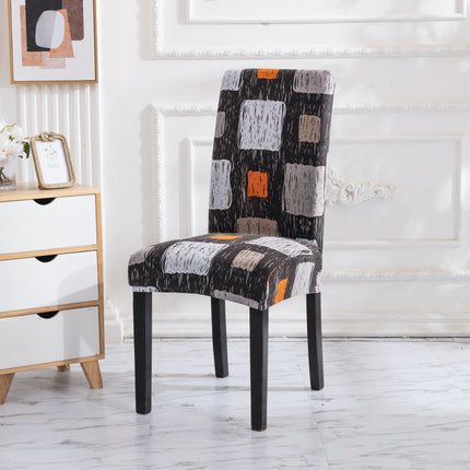 1 Piece Printed Stretch High Chair Back Chair Cover Chair Cover Home Sprinkler Stain Resistant Seat High Chair Back Cover