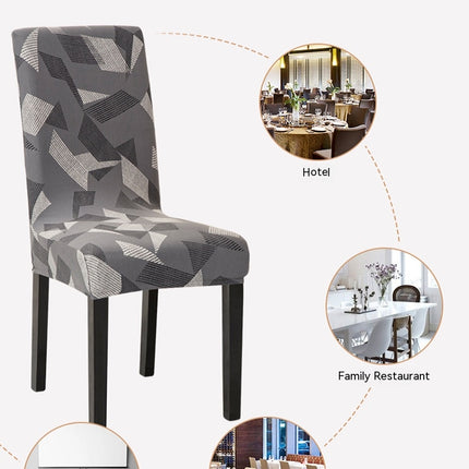 1 Piece Printed Stretch High Chair Back Chair Cover Chair Cover Home Sprinkler Stain Resistant Seat High Chair Back Cover