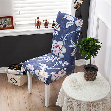 Housse de chaise élastique universelle, ensemble de 1 paquet, quatre saisons, housse de chaise de bureau, hôtel, restaurant, impression à domicile, une pièce