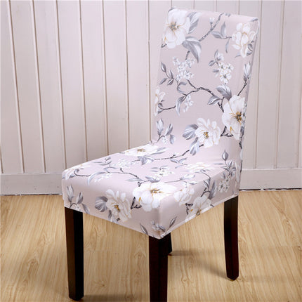 Housse de chaise élastique universelle, ensemble de 1 paquet, quatre saisons, housse de chaise de bureau, hôtel, restaurant, impression à domicile, une pièce