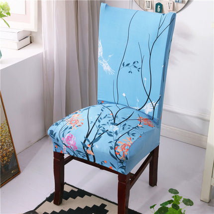 Housse de chaise élastique universelle, ensemble de 1 paquet, quatre saisons, housse de chaise de bureau, hôtel, restaurant, impression à domicile, une pièce