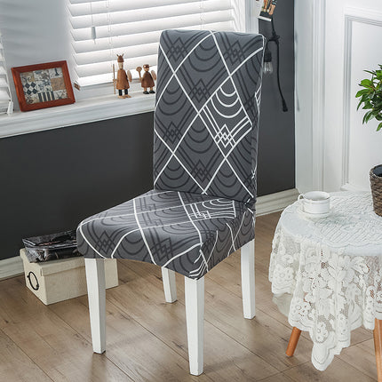 Housse de chaise élastique universelle, ensemble de 1 paquet, quatre saisons, housse de chaise de bureau, hôtel, restaurant, impression à domicile, une pièce