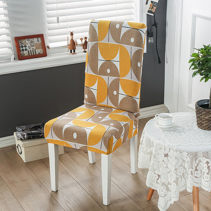 Housse de chaise élastique universelle, ensemble de 1 paquet, quatre saisons, housse de chaise de bureau, hôtel, restaurant, impression à domicile, une pièce