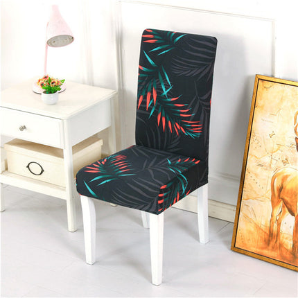 Housse de chaise élastique universelle, ensemble de 1 paquet, quatre saisons, housse de chaise de bureau, hôtel, restaurant, impression à domicile, une pièce