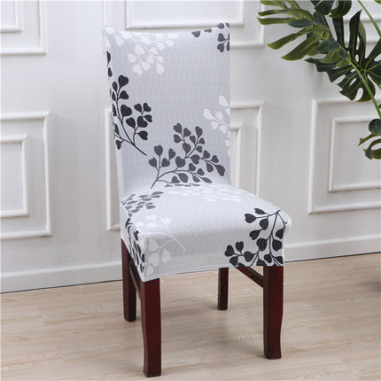 Housse de chaise élastique universelle, ensemble de 1 paquet, quatre saisons, housse de chaise de bureau, hôtel, restaurant, impression à domicile, une pièce