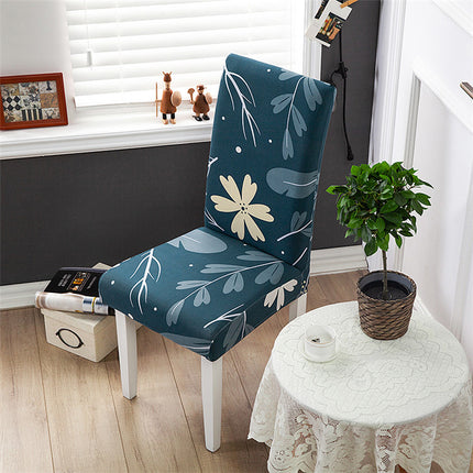 Housse de chaise élastique universelle, ensemble de 1 paquet, quatre saisons, housse de chaise de bureau, hôtel, restaurant, impression à domicile, une pièce