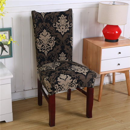 Housse de chaise élastique universelle, ensemble de 1 paquet, quatre saisons, housse de chaise de bureau, hôtel, restaurant, impression à domicile, une pièce