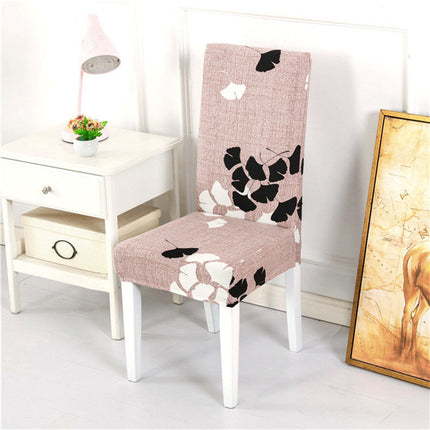 Housse de chaise élastique universelle, ensemble de 1 paquet, quatre saisons, housse de chaise de bureau, hôtel, restaurant, impression à domicile, une pièce