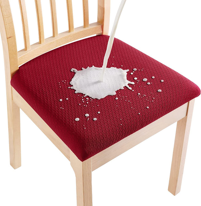 1 Pack Jacquard Waterproof Chair Cushion Cover, Four Seasons Universal Elastic Chair Cover, Hotel Home Chair Covers