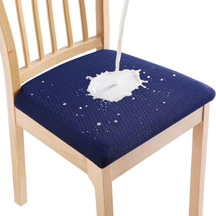 1 Pack Jacquard Waterproof Chair Cushion Cover, Four Seasons Universal Elastic Chair Cover, Hotel Home Chair Covers