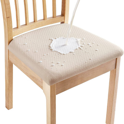 1 Pack Jacquard Waterproof Chair Cushion Cover, Four Seasons Universal Elastic Chair Cover, Hotel Home Chair Covers