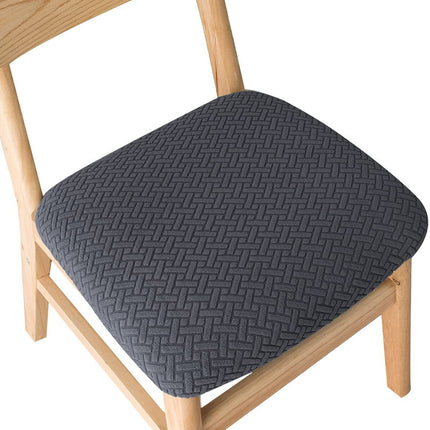 1 paquet de housses de siège de chaise de salle à manger, housse de protection de siège élastique de chaise de cuisine, housses de chaise de salle à manger pour chaises en bois de maison