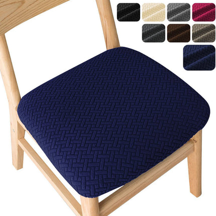 1 paquet de housses de siège de chaise de salle à manger, housse de protection de siège élastique de chaise de cuisine, housses de chaise de salle à manger pour chaises en bois de maison