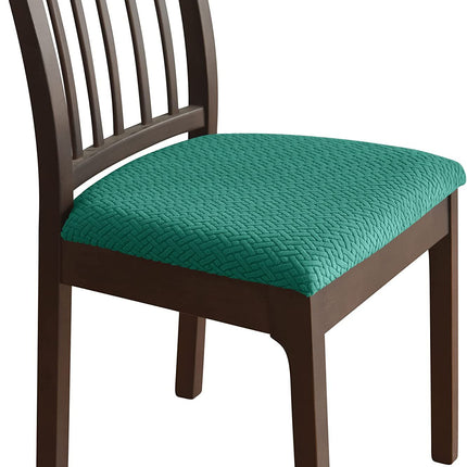 1 paquet de housses de siège de chaise de salle à manger, housse de protection de siège élastique de chaise de cuisine, housses de chaise de salle à manger pour chaises en bois de maison