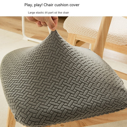 1 paquet de housses de siège de chaise de salle à manger, housse de protection de siège élastique de chaise de cuisine, housses de chaise de salle à manger pour chaises en bois de maison